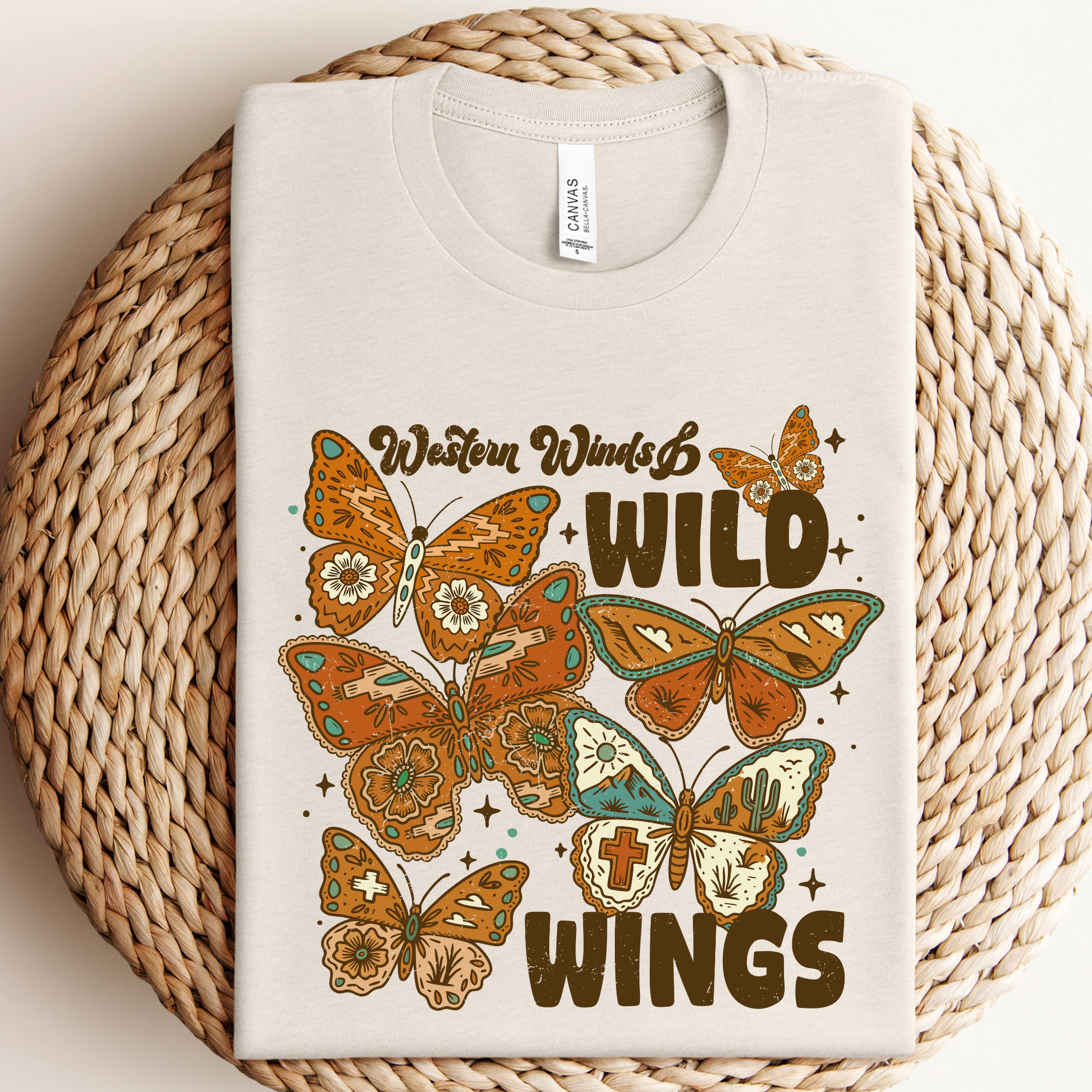 Boho Wild Wings Graphic Tee