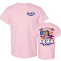 BUSCH LIGHT 2 sides Joe Dirt Red White and Busch Light Shirt, Joe Dirt Merica July 4th Shirt, Casual Graphic Round Neck T-shirt for Summer, Fashion Top for Daily Wear