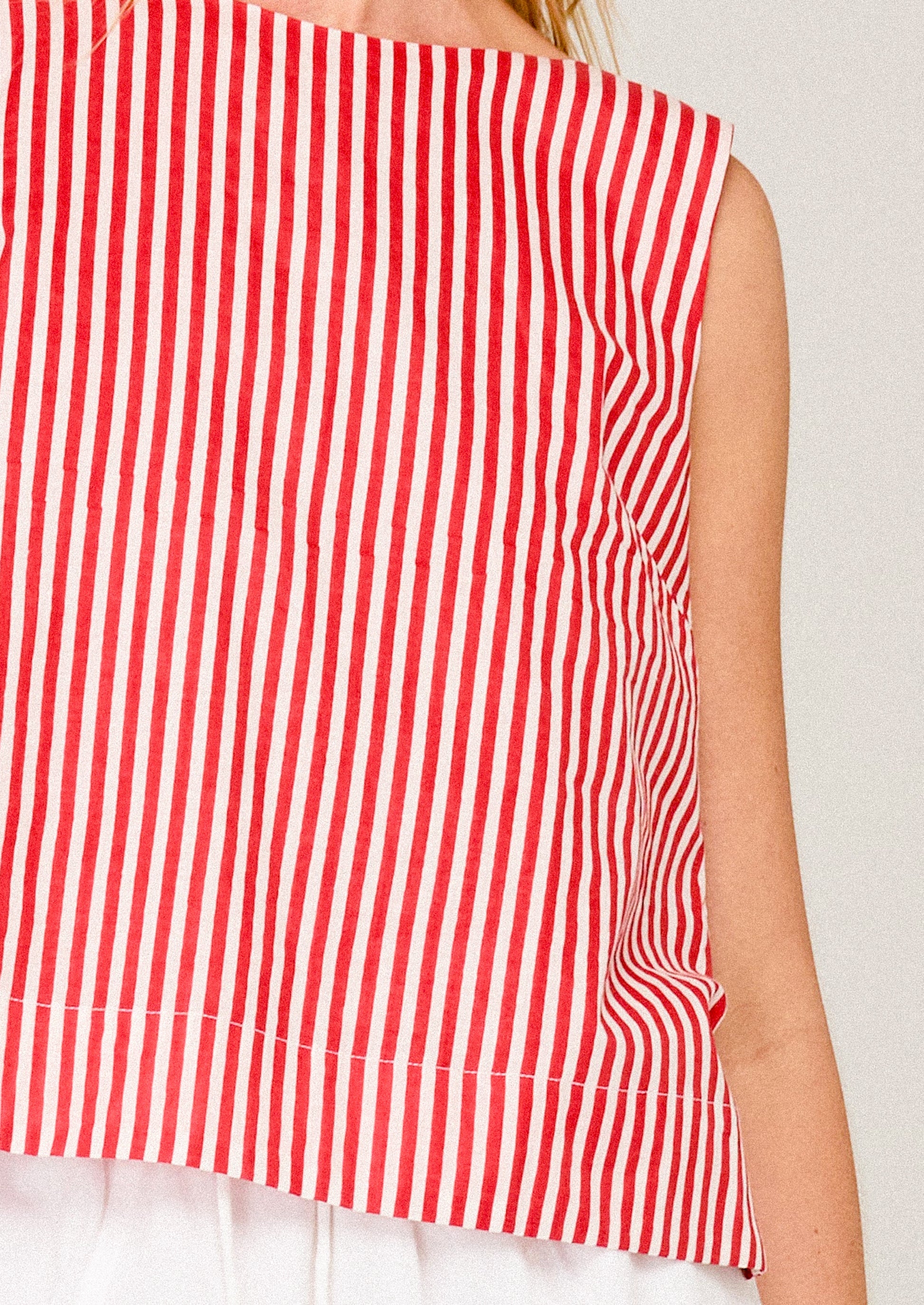 Hara Striped Cotton Top