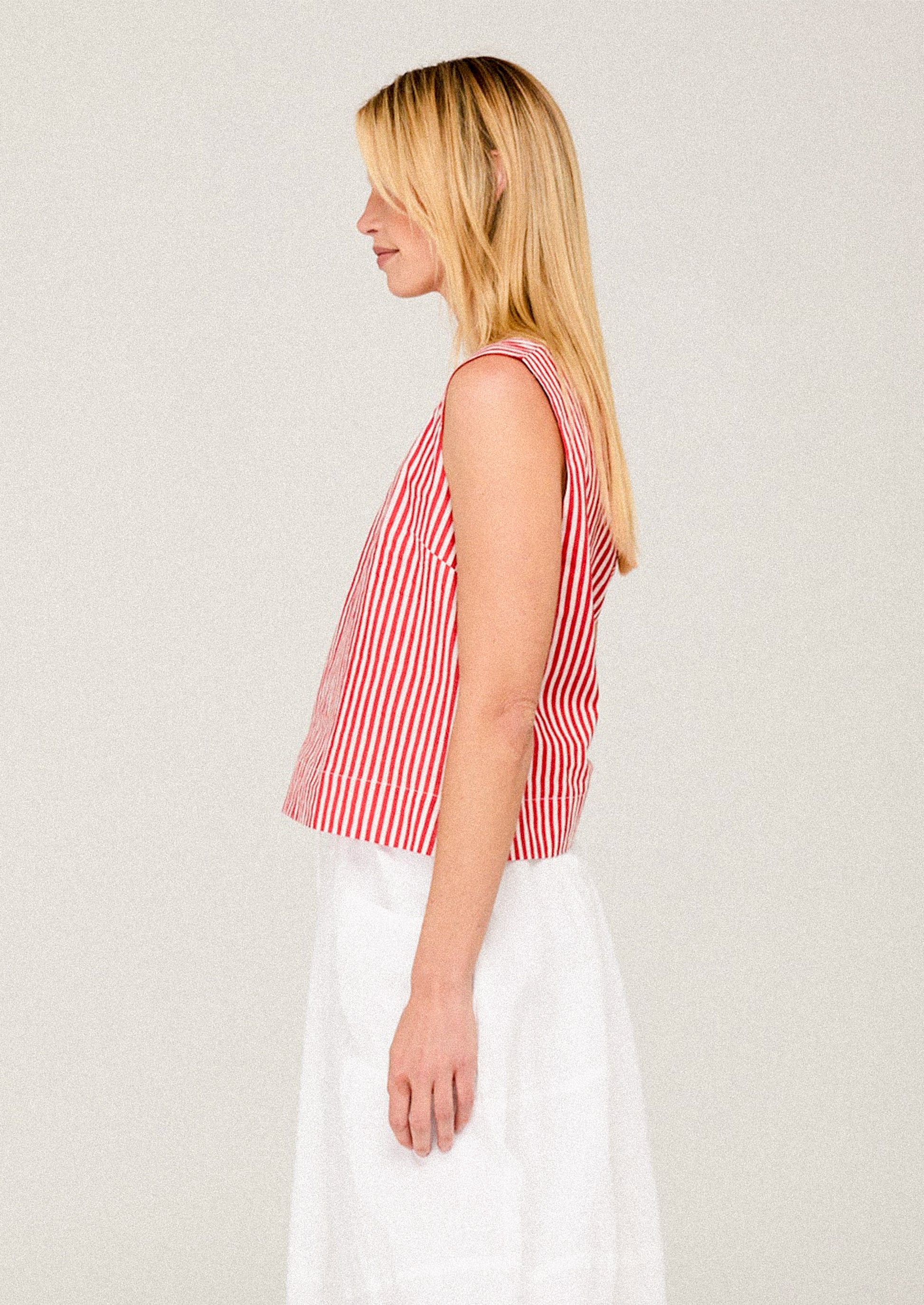 Hara Striped Cotton Top