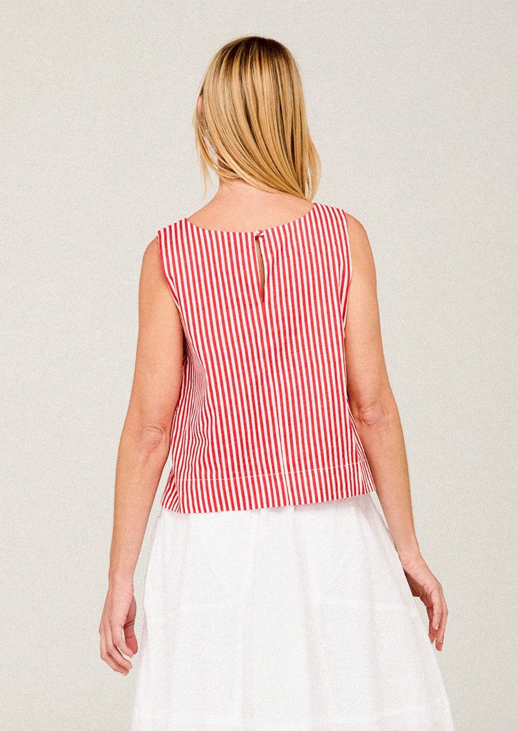 Hara Striped Cotton Top