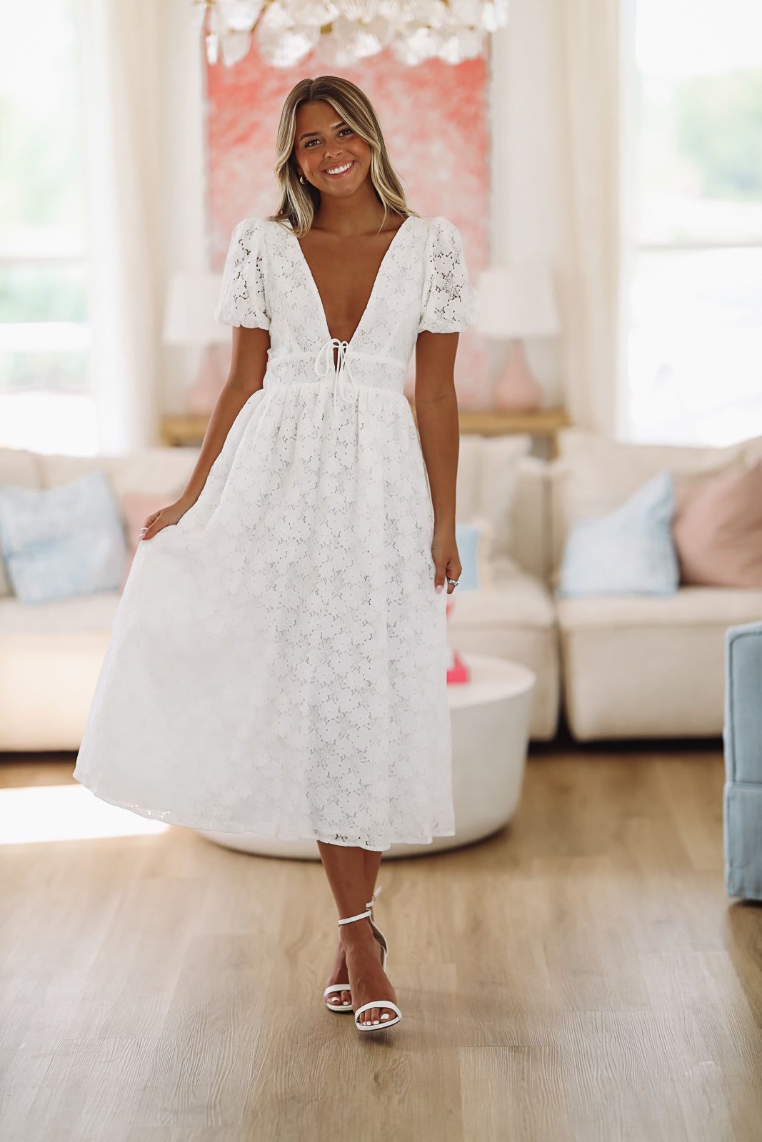 Upgraded Status Maxi Dress - White