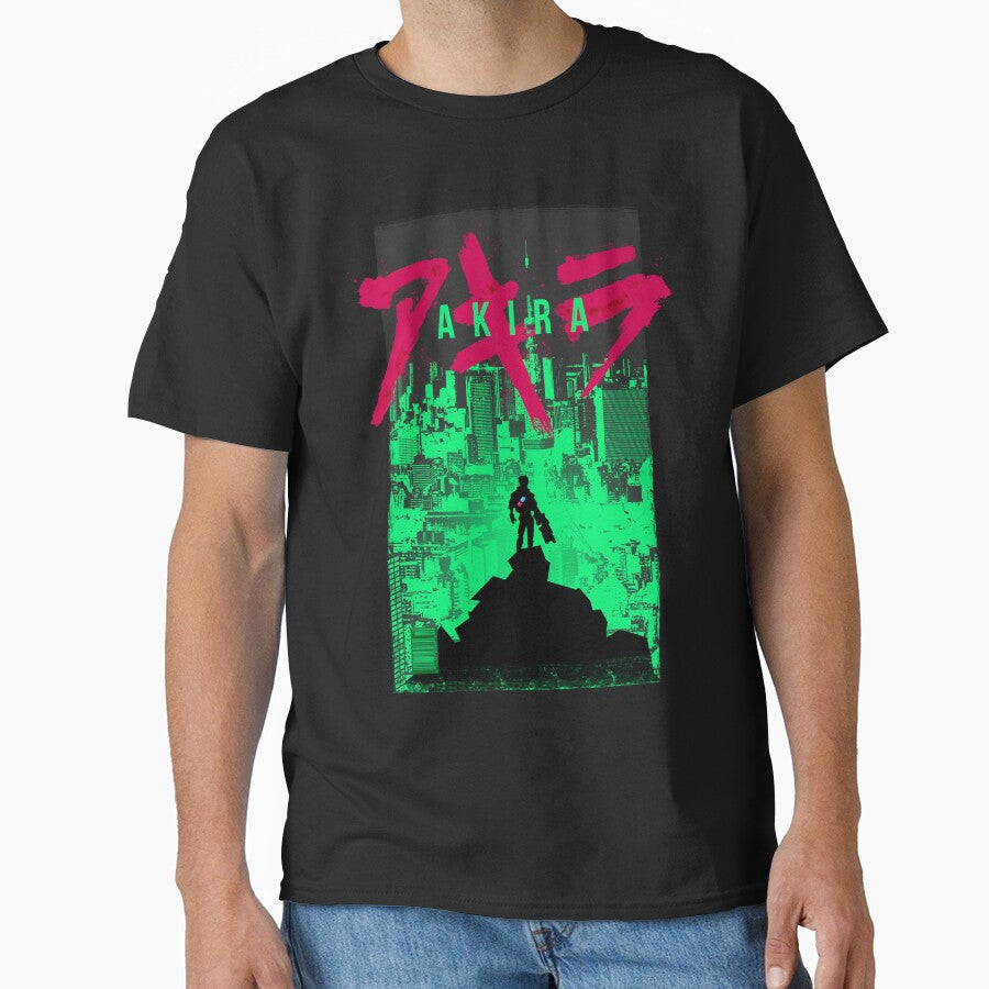 Akira | Anime | Classic | Green by Coppernix Unisex T-shirt, Sweatshirt, Hoodie, Long Sleeve Tee
