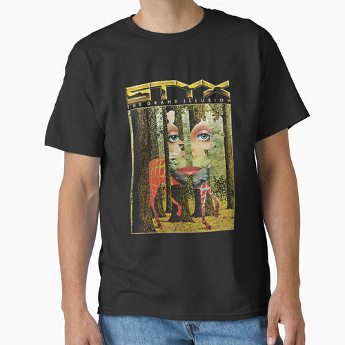 Band The Styx Grand Illusion Vintage by AssuntaDurgan Unisex T-shirt, Sweatshirt, Hoodie, Long Sleeve Tee