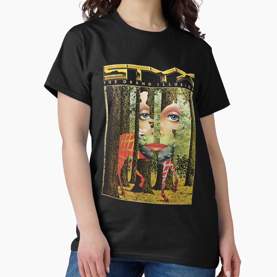 Band The Styx Grand Illusion Vintage by AssuntaDurgan Unisex T-shirt, Sweatshirt, Hoodie, Long Sleeve Tee