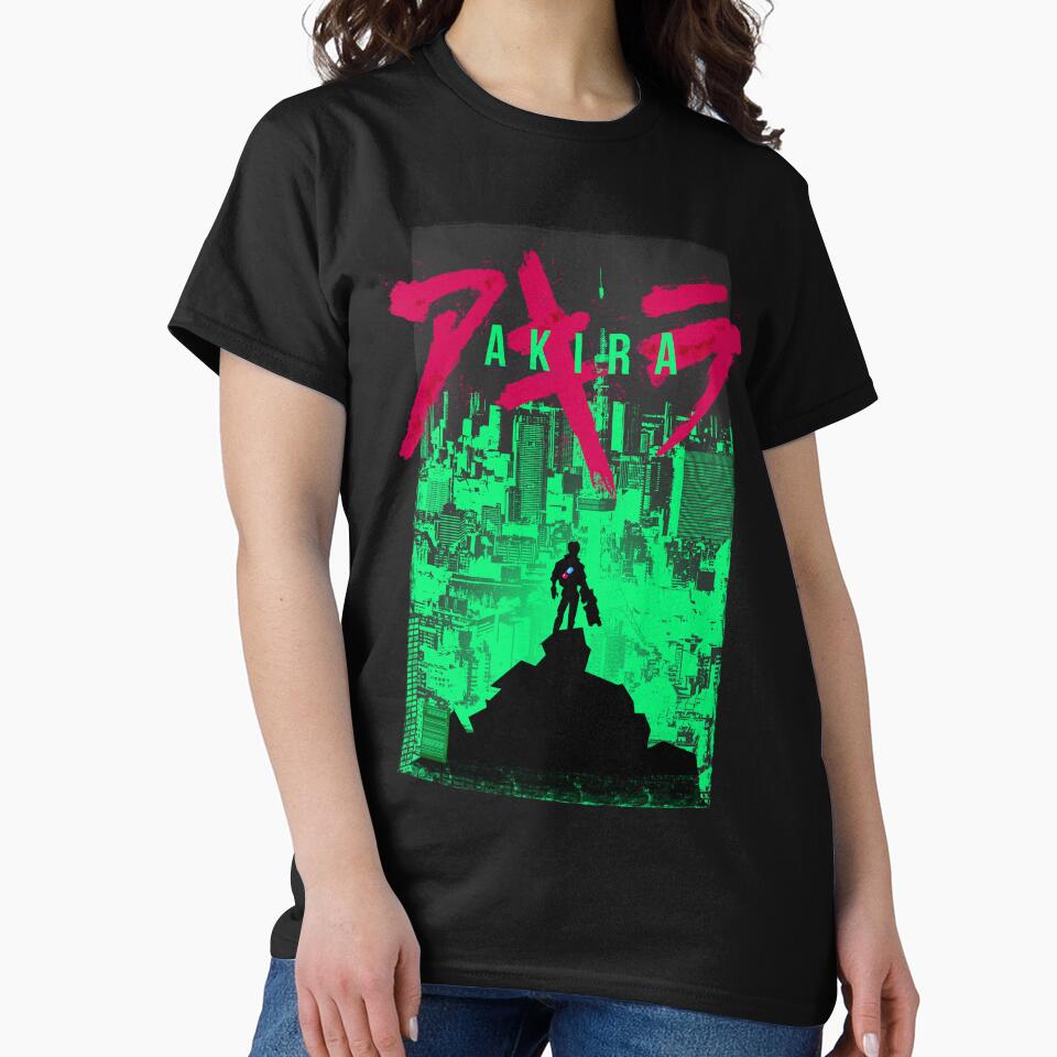 Akira | Anime | Classic | Green by Coppernix Unisex T-shirt, Sweatshirt, Hoodie, Long Sleeve Tee